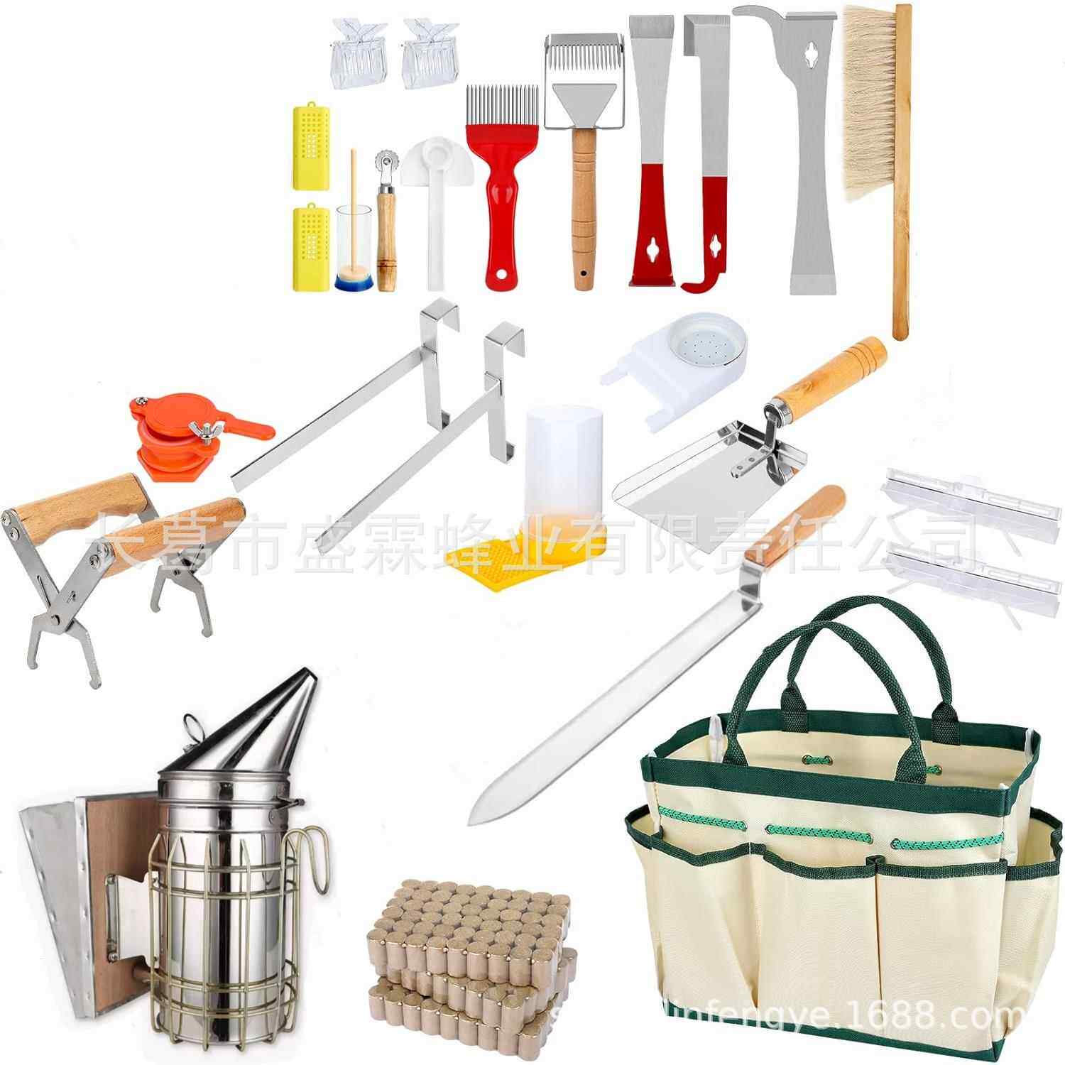 养蜂用品22 件养蜂入门套装养蜂设备养蜂所需的养蜂工具出口