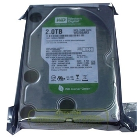 WD西数2T 台式机硬盘2TB 监控硬盘2000G 绿盘SATA3 3.5寸串口