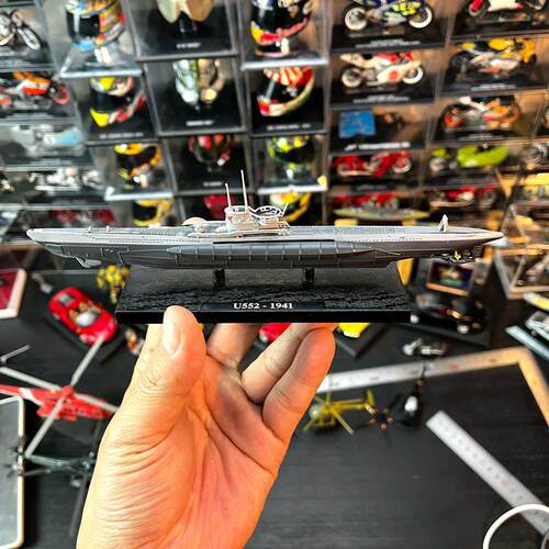 1/350比例德国狼群U552合金潜艇模型仿真军事摆件成品舰船无剖面