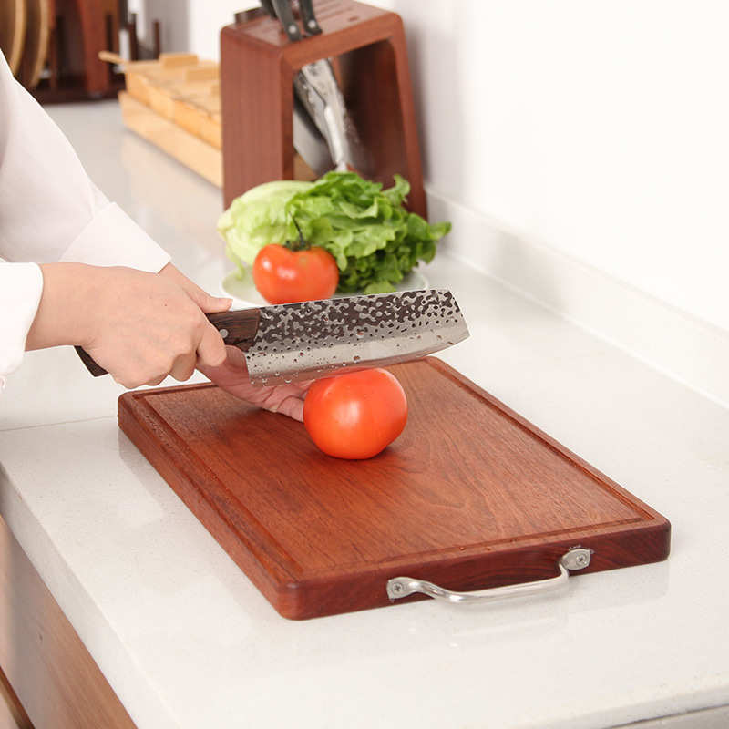 切整厨房砍木方形菜板骨家用剁肉熟食花梨木水果砧板大号