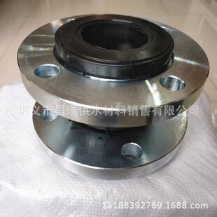 耐负压橡胶接头负压管道橡胶软连接橡胶柔性软接头内撑负压环