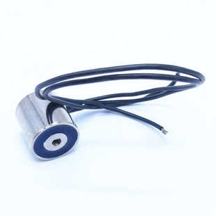 吸盘式电磁铁P25/25 12V24VDC直流电磁吸 M6孔电磁门吸圆形电吸盘