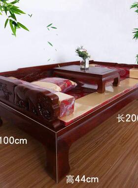 N5老榆BAM古木罗汉床仿汉实木罗床用罗汉塌多功家能沙发床榻单人