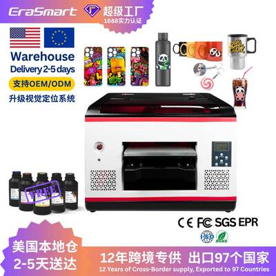 EraSmart A3 DX7 bowling Inkjet Printers UV Printer Machine