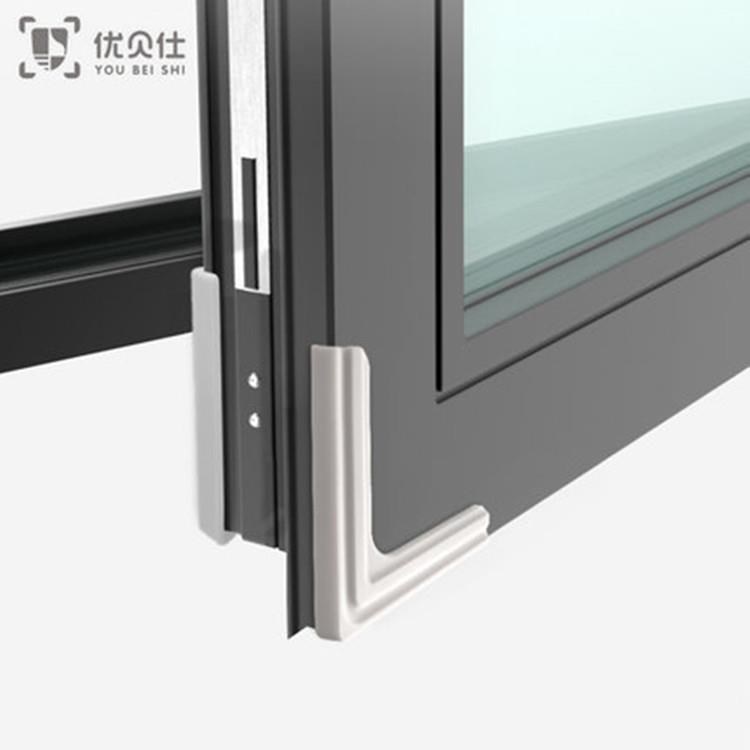 窗户防撞角铝合金塑钢窗断桥铝护角门角儿童防撞直角钢化玻璃保护