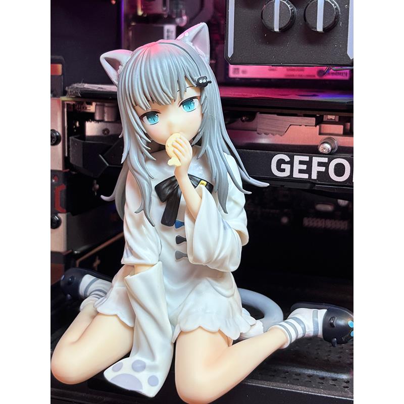 【优质版】甘城猫猫手办原画猫娘坐姿可爱美少女动漫模型摆件礼物