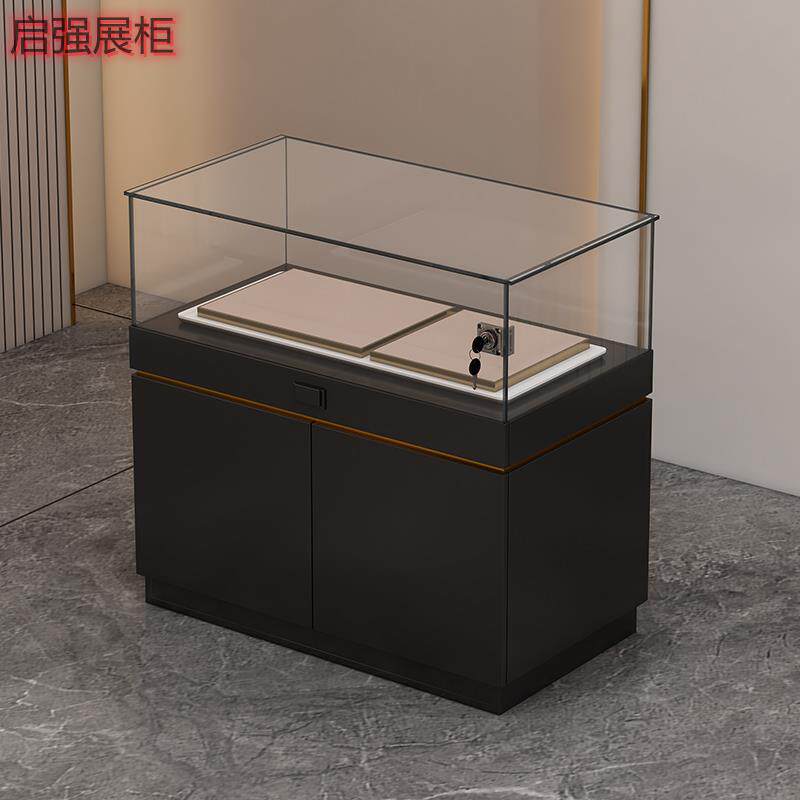 商场玻璃柜展示柜珠宝首饰柜台样品展览陈列柜博物馆文物展台