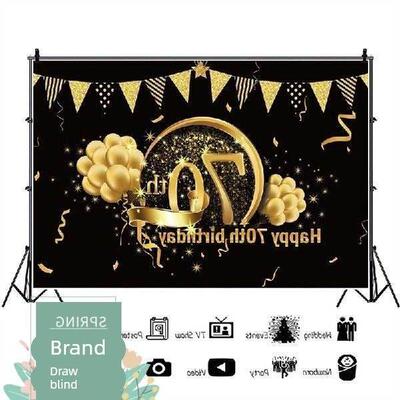 Birthday Background Decor Happy 30th 40th 50th 60th