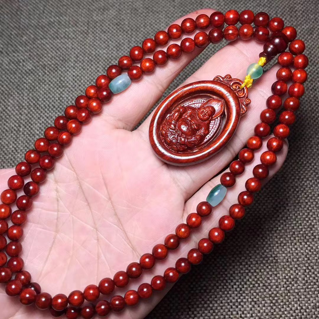 【弥勒】小叶紫檀0.6佛珠文玩手串念珠手链项链情侣收藏送礼佳品