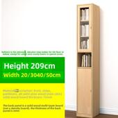 夹缝实木窄柜书架书柜窄缝柜靠墙边柜落地置物架家用客厅收纳架柜