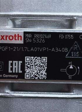 R901021469 PGF1-21/1,7LA01VP1-A340B # Rexroth//力士乐