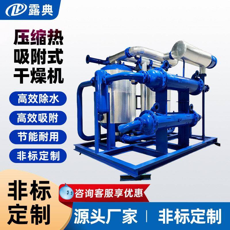 露典吸干机零耗气压缩热吸附复合再生式干燥空气净化过滤设备环保