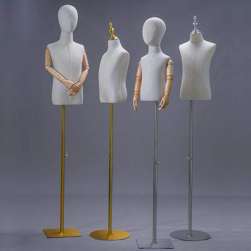 儿童模特道具半身童装服装店男女小孩衣服展示架带头人台模特架子