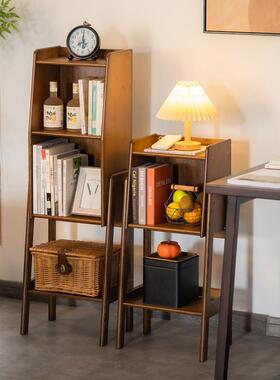 书多架置物落地柜简易日式架层柜子储物客KLS厅小书柜家用靠墙收