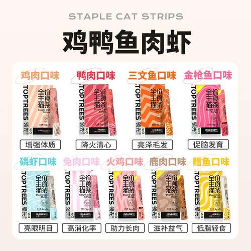 幼成猫补水s猫咪营养湿粮宠物喵猫咪To互动猫条增肥ptree