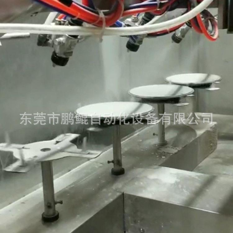 东莞铸铁锅盖搪瓷喷漆机厨房锅小型自动喷涂设备炖汤锅碗盘喷色机