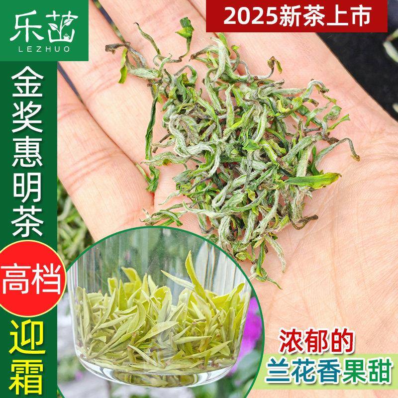 迎霜-兰香果甜【明前高档-金奖惠明茶】2025年新茶景宁手工绿茶叶