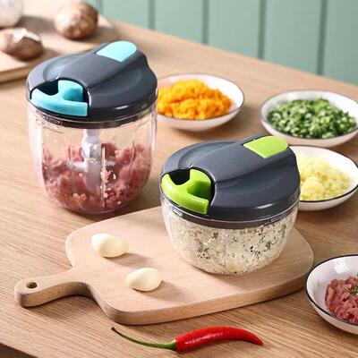 Multi Meat Mincer Garlic Chopper Onion Cutter Rotate Kitchen