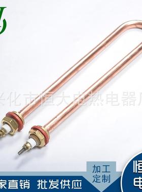 不V锈钢396头U型2加热管大功率铜U型加热管双38020V蒸饭柜电热管
