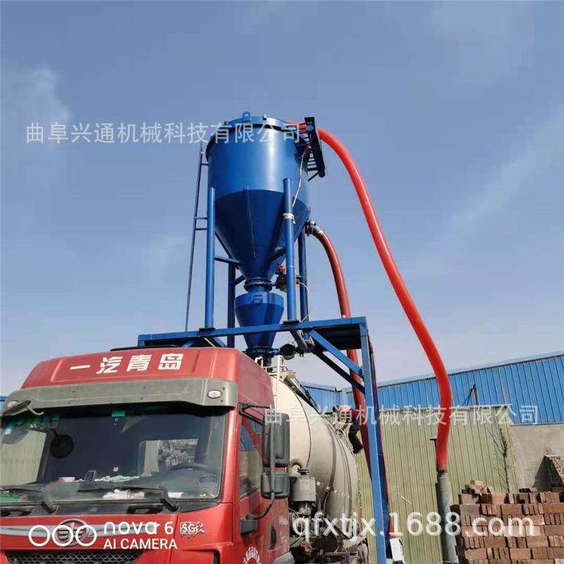 上海水泥粉集装箱卸灰输送机 粉料卸灰机 粉煤灰清库气力输送机