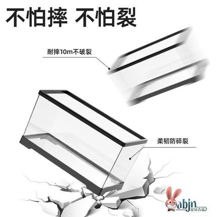 乌龟饲养缸特大号家用鱼缸客厅小型养专用箱生态造景晒爬台桌面龟