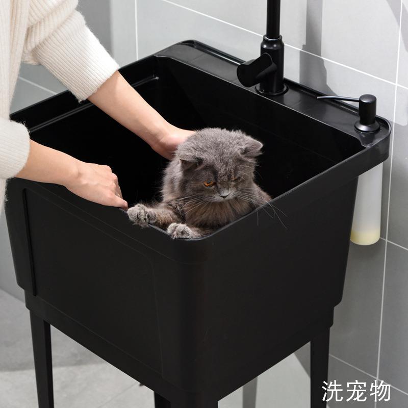 ?户外衣花园塑料水槽洗池带塑料洗衣池洗手池水槽洗台水KJO台盆一