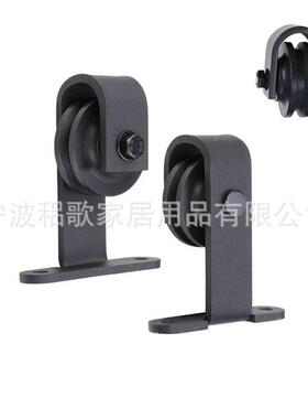 美式谷仓吊轨门优LG-C005A惠促门销移门推拉顶装谷仓移门门吊轨五