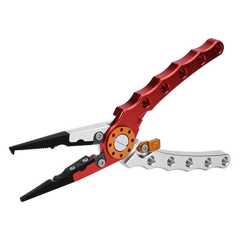 摘鱼钩的钳子海钓专用钳加长版长嘴路亚钳剪刀pe彩色路亚剪釣魚剪