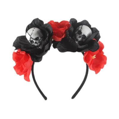Halloween Headbuckle Skull Party Headband万圣节发箍节日头饰