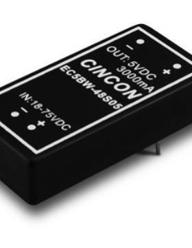 CINCON电源销售西安浩南EC5BW-24S15N EC5BW-24D15 EC5BW-24D12N