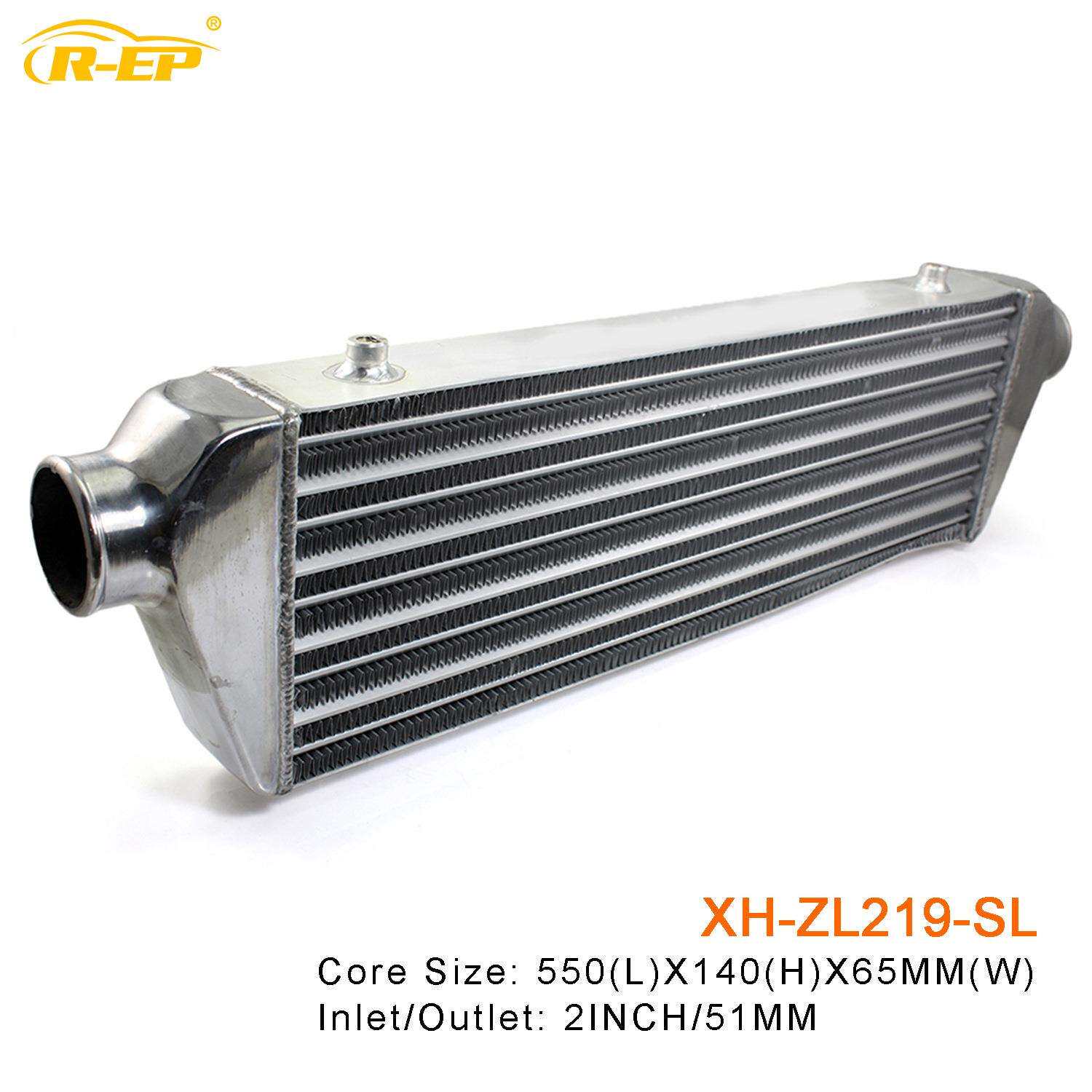 汽车中冷器通用550x140x65MM-51MM进气改装散热l冷却器铝制管式