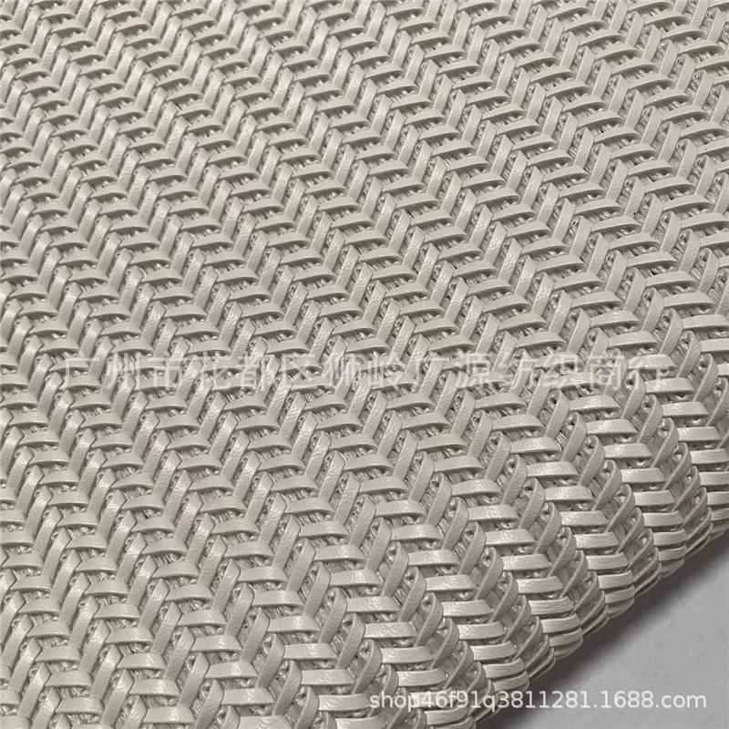 工厂直销编织961U面料PU革P编织包鞋材沙布发袋抱枕面料