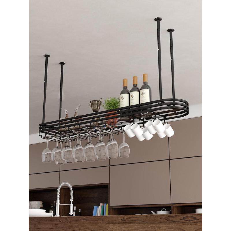 创意红酒架吊架家用高端红酒杯架子展示架酒吧台悬挂倒挂高脚杯架,餐饮具,酒架,淘宝优惠券,粉丝福利购,淘宝优惠卷