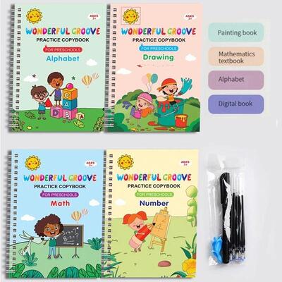 Copybooks Pen Magic Copy Book Free Wiping Writing Sticker Pr