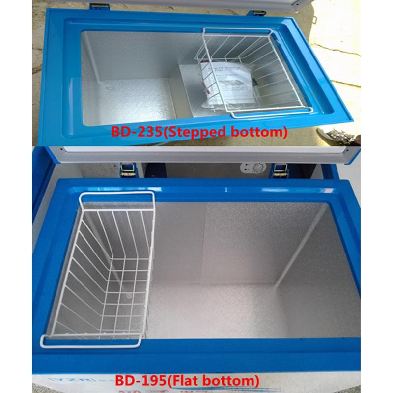 美利乐195升太阳能直流车载压缩机冰箱车载冰柜BD-195家用商用