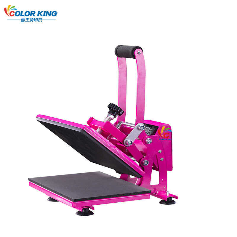 colorKing手动直压烫画机A4尺寸23*30cm热转印服装logo小型印花机