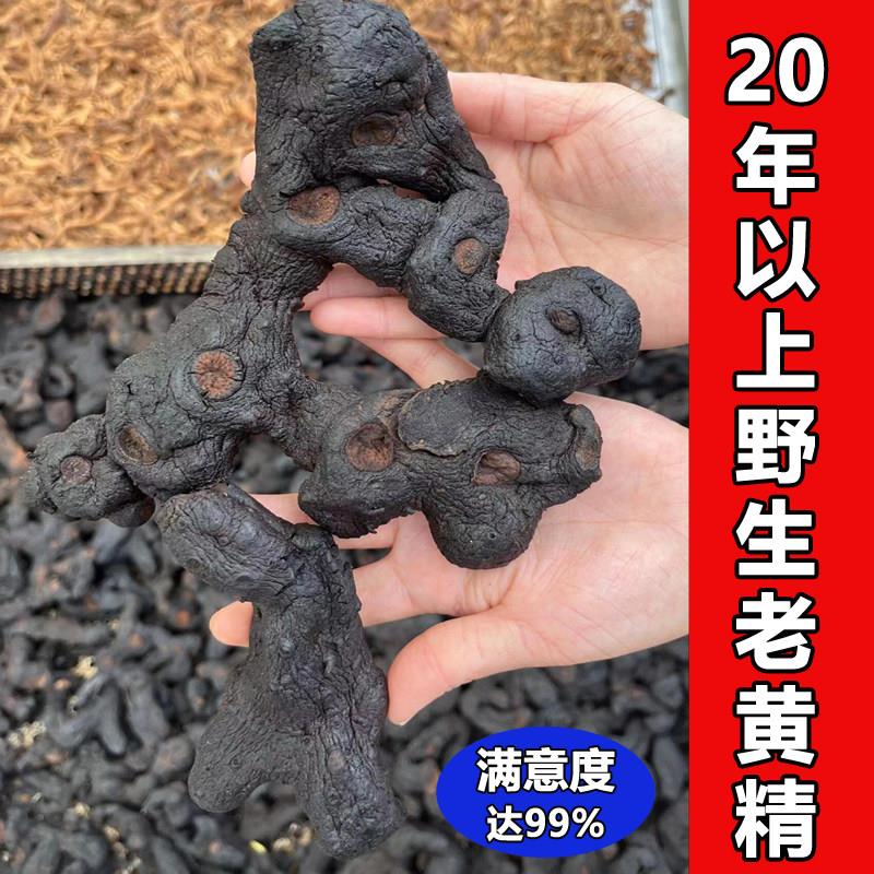 【老农自挖】野生黄精九蒸九晒九制即食正品特级熟黄精中药材500g