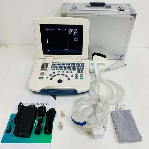 跨境高清人兽通用B超机LA-580手提式多普勒超声扫描仪彩超机u