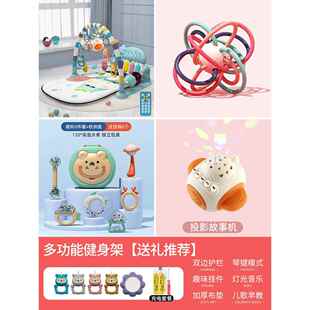 正品脚踏钢琴新教生婴儿玩具0岁-1健身架器早宝益智男女宝3-6个月
