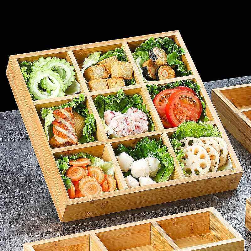 日式火锅盘子九宫格火锅拼盘烤肉店食材配菜餐具分格小吃蔬菜托盘,餐饮具,盘,淘宝优惠券,粉丝福利购,淘宝优惠卷