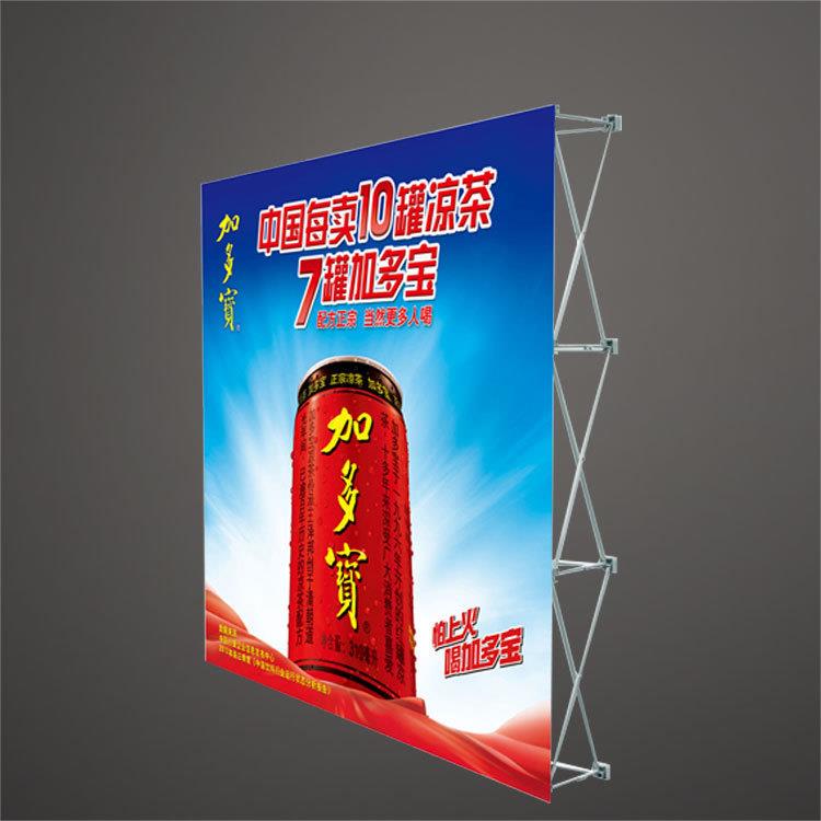 拉网展架加粗铝合金拉网海报架展会签到背景拉网展架展示墙
