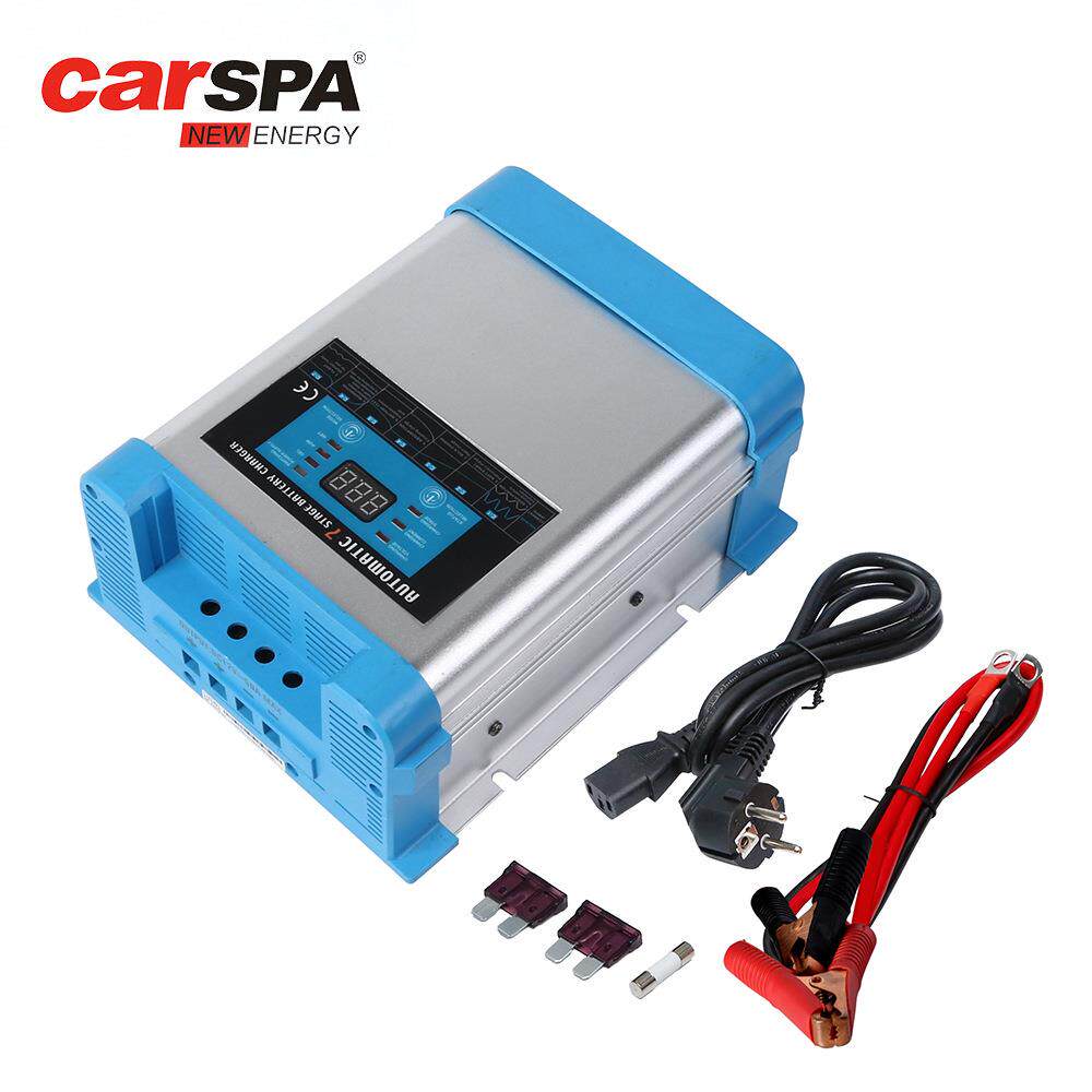 EBC七段式充电器12V24V10A-60A移动电源智能充电器房车摩托车汽车