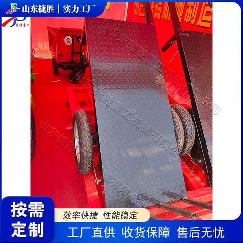 手推式电动拉砖设备 窑厂板砖出窑推车 商场超市集装箱运输车