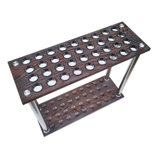 长柜方形台球架立台球式杆放球子桌球架子36孔杆落地式靠杆器杆子