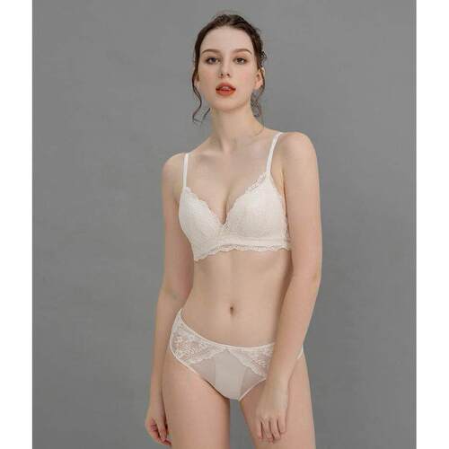 girls lace bra top sexy bras set蕾丝文胸无钢圈胸罩套装聚拢女