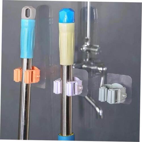 Wall Mounted Mop Organizer Holder Brush Broom Hanger Home