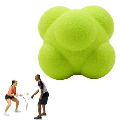 Hexagonal Reaction Ball Fitness Sport Speed Agility Reflex-