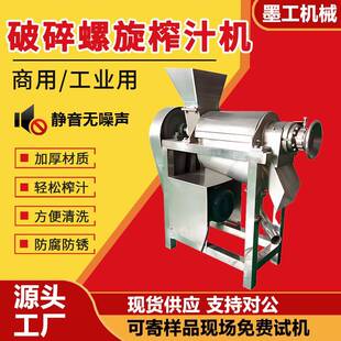大型苹果甜梨榨汁机工业破碎机水果蔬菜压榨机番茄芒果螺旋打浆机