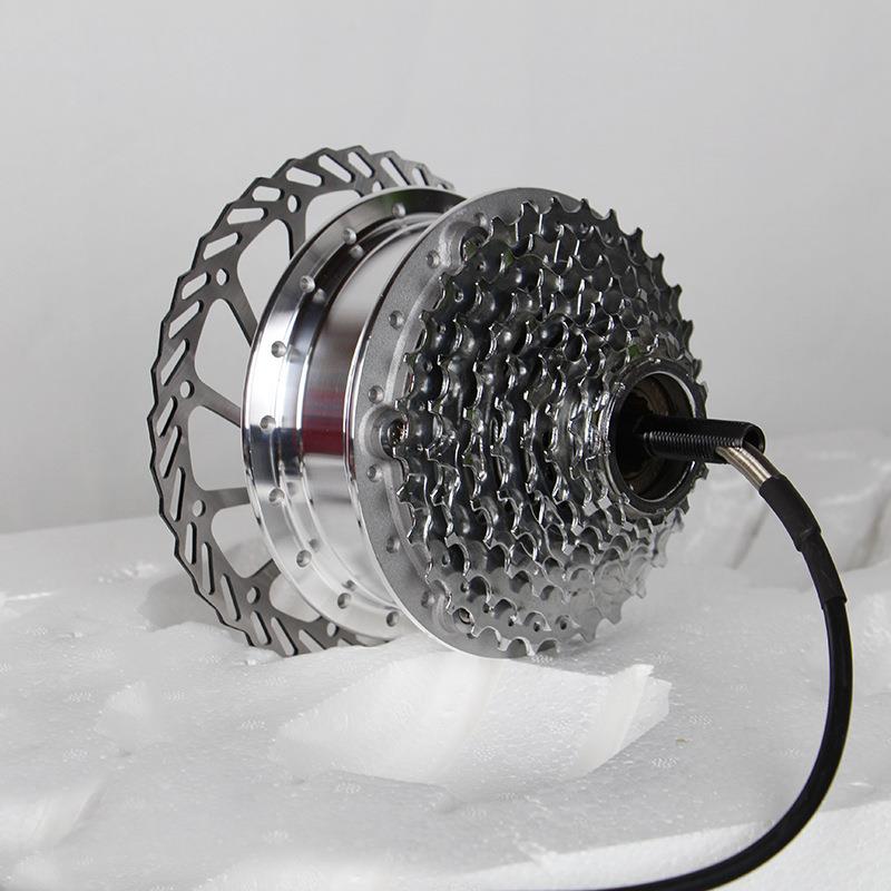 锂电动自行车电机36V/48V碟刹孔变速无刷电机