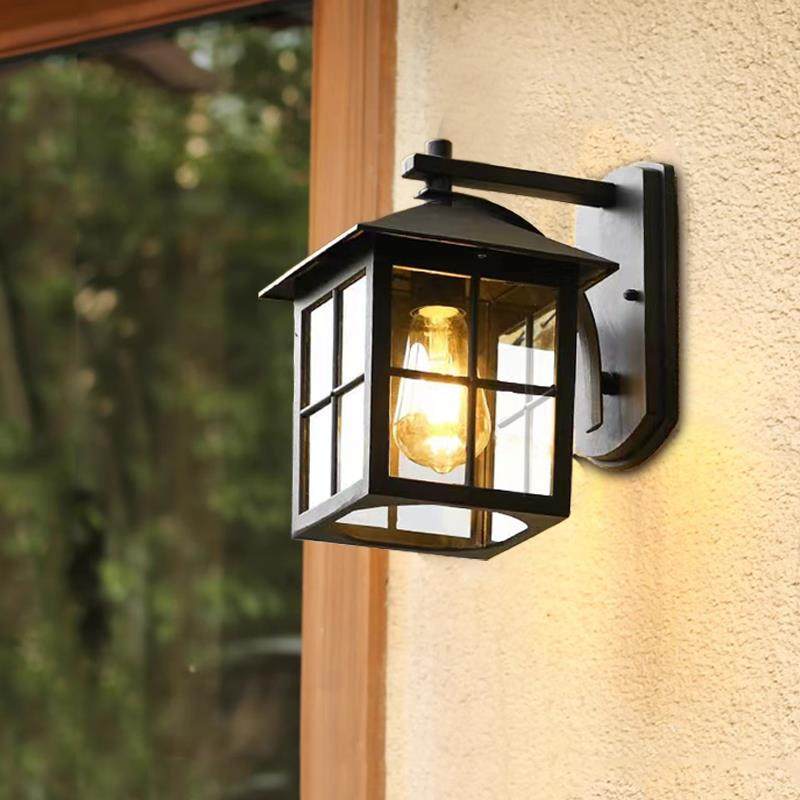 户外防水壁灯室外太阳能壁灯大门柱子灯覆古露台花园庭院外墙壁灯